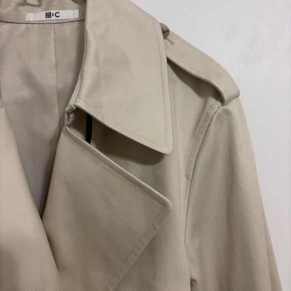 Uniqlo C tan/natural trench coat XS NWT - Picture 16 of 16